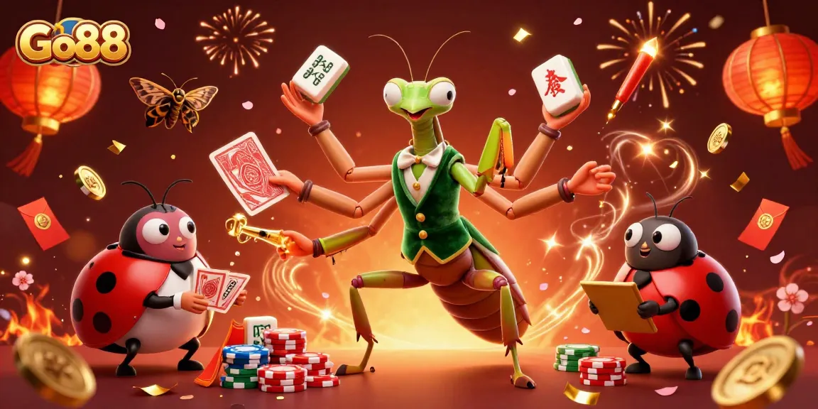 Go88 enthusiasts enjoying a luxurious casino experience with vibrant game elements in an elegant atmosphere.